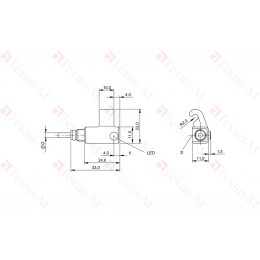 Магнитный датчик для цилиндра Balluff BMF 21K-PS-C-2-PU-05