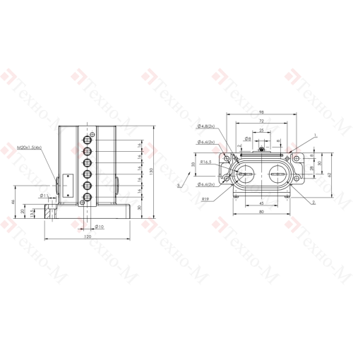 Блочный выключатель Balluff BNS 819-D06-R16-62-10