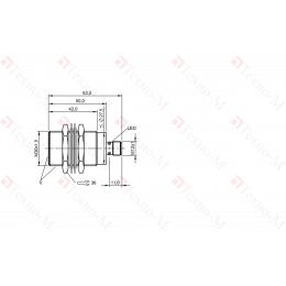 Индуктивный датчик Balluff BES M30EG1-PSC20Z-S04G-S11