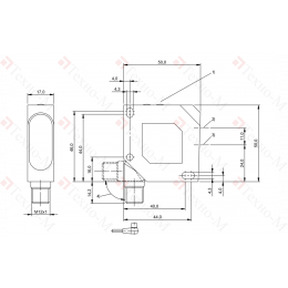 Датчик цвета Balluff BFS 26K-PS-L01-S115