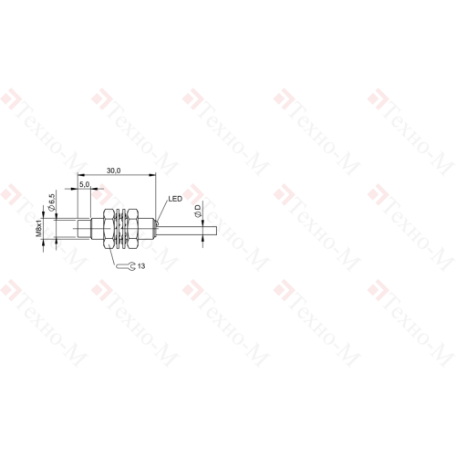 Индуктивный датчик Balluff BES M08ED-POC40F-BP02