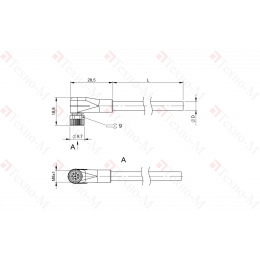 Разъем с кабелем Balluff BCC M328-0000-10-069-PX4825-050-C033