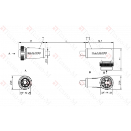 Соединительный кабель Balluff BCC A315-A325-30-330-VS85N6-120
