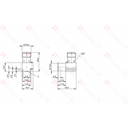Магнитный датчик для цилиндра Balluff BMF 32M-PS-C-2-S4