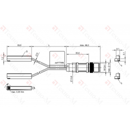Магнитный датчик для цилиндра Balluff BMF 315M-PS-W-2-SA95-S4-00,3