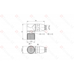 Разъем Balluff BCC M68L-0000-10-000-54XLA0-000
