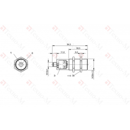 Ультразвуковой датчик Balluff BUS M30E1-PWX-03/025-S92K