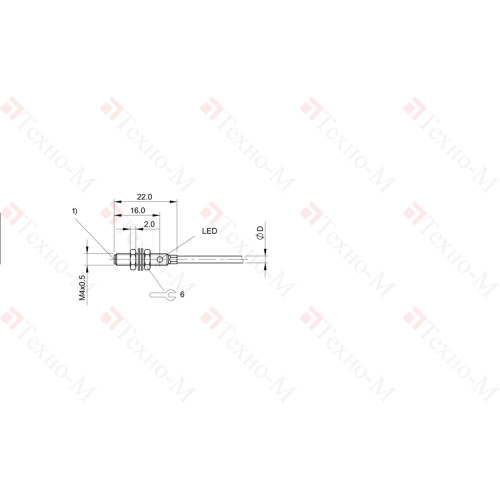 Индуктивный датчик Balluff BES M04EC-POC10B-EP02