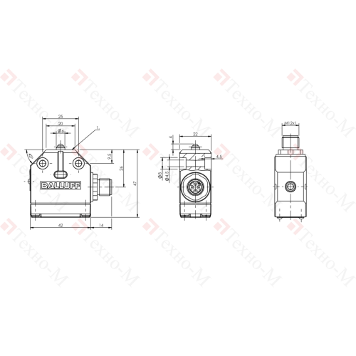 Одиночный выключатель Balluff BNS 819-100-K-13-S4
