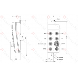 Блок обработки RFID Balluff BIS V-6106-034-C002
