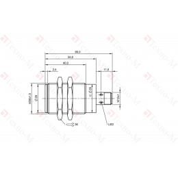 Индуктивный датчик Balluff BES M30EG1-PSC80N-S04G-S