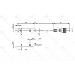 Индуктивный датчик Balluff BES Q08ZC-PSC20B-BP00,32-GS49