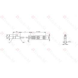 Магнитный датчик для цилиндра Balluff BMF 103K-PS-C-2A-S49-00,2