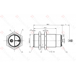 Емкостной датчик Balluff BCS M30B4I1-POC15D-EP02