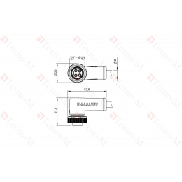 Разъем с кабелем Balluff BCC A324-0000-10-003-EX44W6-020