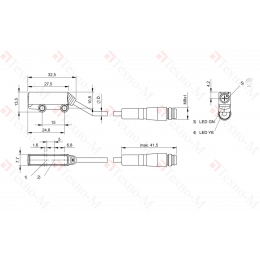 Оптический датчик Balluff BOS R020K-PS-RH12-00,2-S75