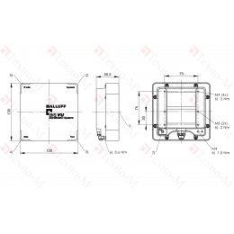 RFID головка чтения/записи Balluff BIS VU-320-C4-S4