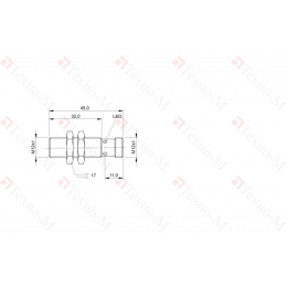Индуктивный датчик Balluff BES M12ME-GNX40B-S04G-EEX
