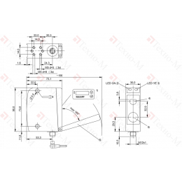 Оптический датчик расстояния Balluff BOD 66M-RA11-S92