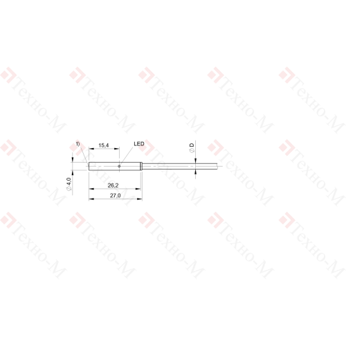 Индуктивный датчик Balluff BES G04ED-PSC08B-BP00,2