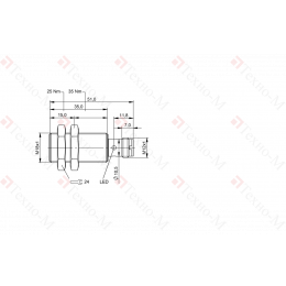 Индуктивный датчик Balluff BES M18MF-GSC70B-S04G