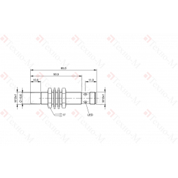 Индуктивный датчик Balluff BES M12EG-PSC70F-S04G