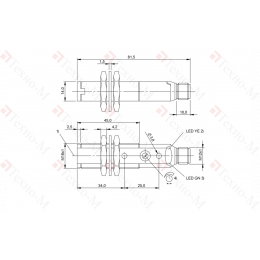 Оптический датчик Balluff BOS 18KF-PA-1PE-S4-C