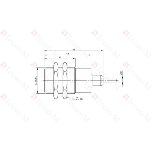 Индуктивный датчик Balluff BES M30MH2-GNX10B-BT02-EXA