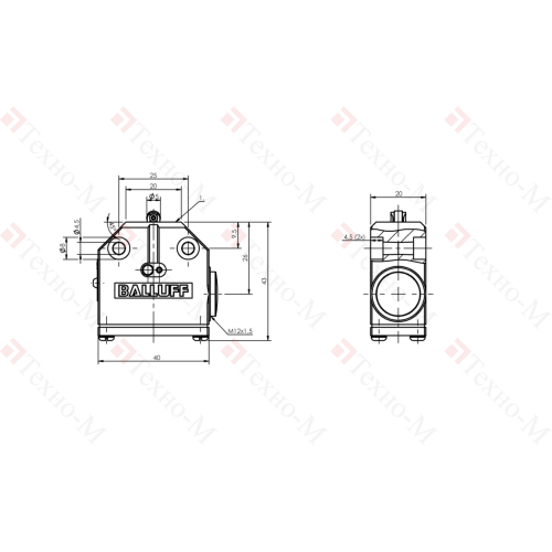 Одиночный выключатель Balluff BNS 819-99-R-15