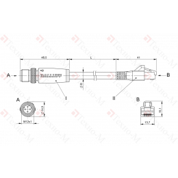 Соединительный кабель Balluff BCC M414-E894-8G-672-ES64N9-150