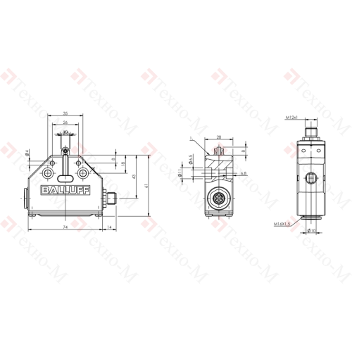 Одиночный выключатель Balluff BNS 819-FR-60-101-S4R