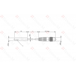 Магнитный датчик Balluff BMF 07M-PS-D-2-SA4-S49-00,3