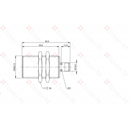 Индуктивный датчик Balluff BES M30MI-PSC15A-S04G-W12