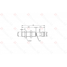 Емкостной датчик Balluff BCS M12K4D2-PIM50C-S04G