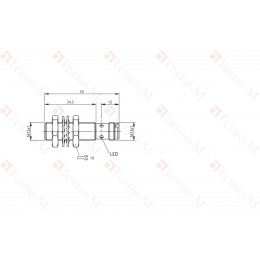 Индуктивный датчик Balluff BES M12ME-PSC40A-S04G-W08