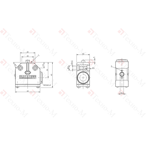 Одиночный выключатель Balluff BNS 813-100-D-38