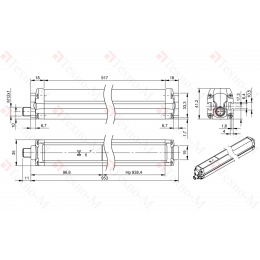 Многолучевой барьер безопасности Balluff BLG 4A-080-50X-B03-O01-SX